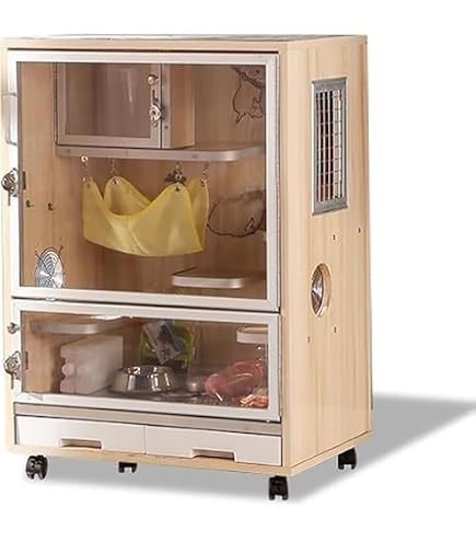 Amazon | 「組立完成品発送」チンチラゲージセット 小動物飼育ケージ